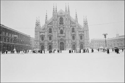 Piazza del Duomo, Milano, Stampa a getto d'inchiostro, 1985