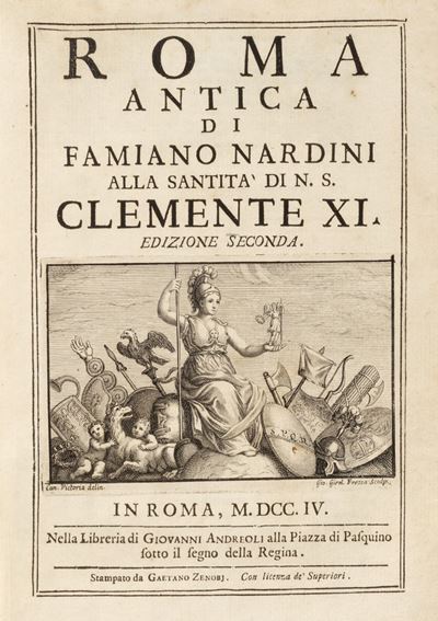 Roma Antica [...] alla Santita' di N.s. Clemente XI