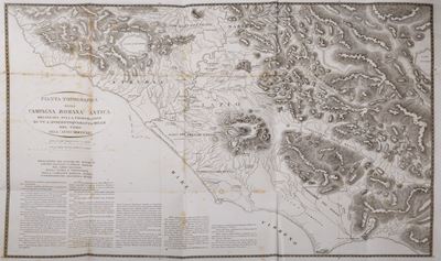Esposizione storica della Campagna romana antica (1839) con carte topografiche