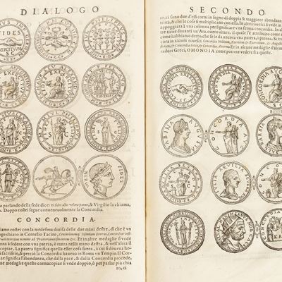 Agostini, Dialoghi intorno alle medaglie, inscritioni, & altre antichità, trattato di numismatica...