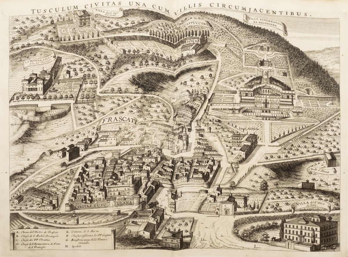 Athanasius Kircher - Latium. Id est, Nova & parallela Latii tum veteris tum novi descriptio, 1671