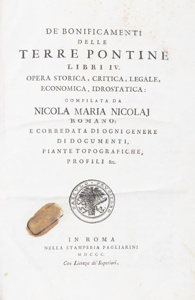 De' bonificamenti delle terre Pontine, libri IV