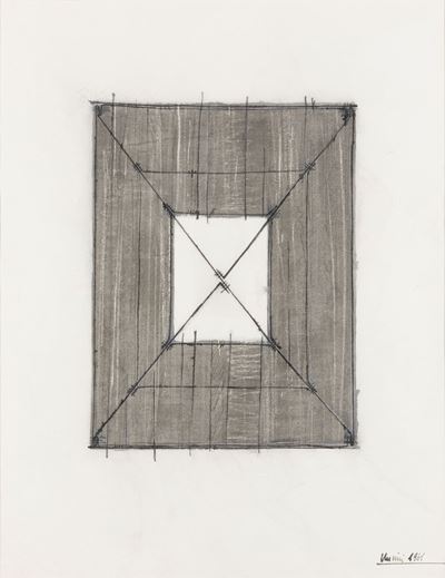 Senza titolo, acquerello su carta, 1961