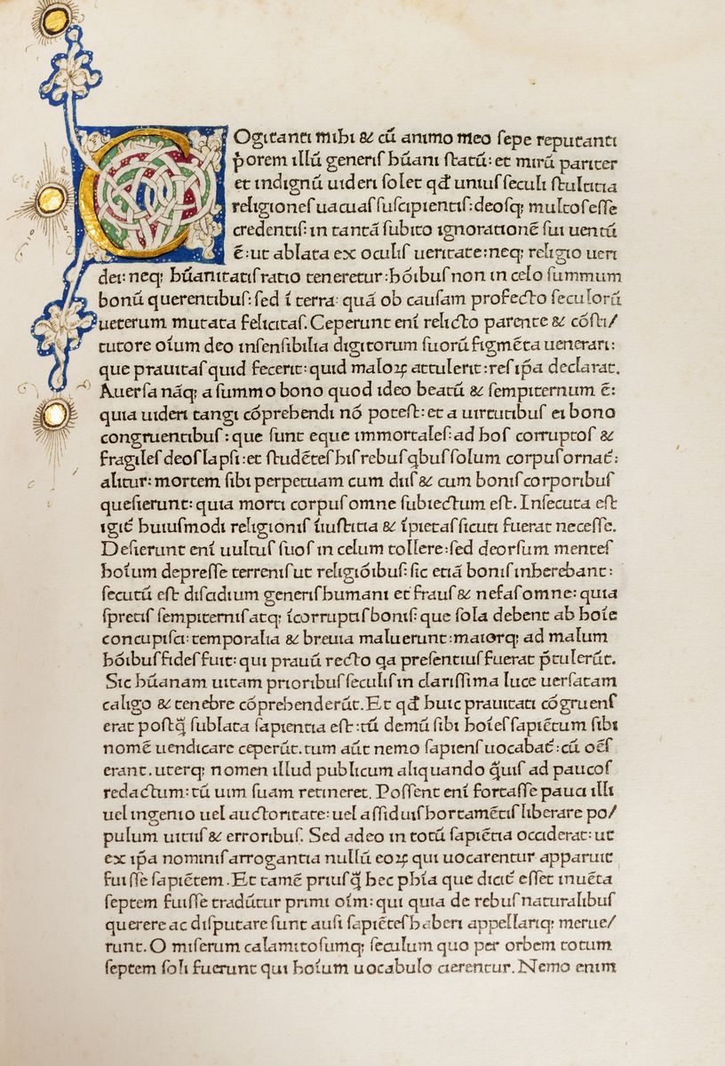 Lactantius, Lucius Coelius Firmianus - Lactantius, De divinis institutionibus, 1468