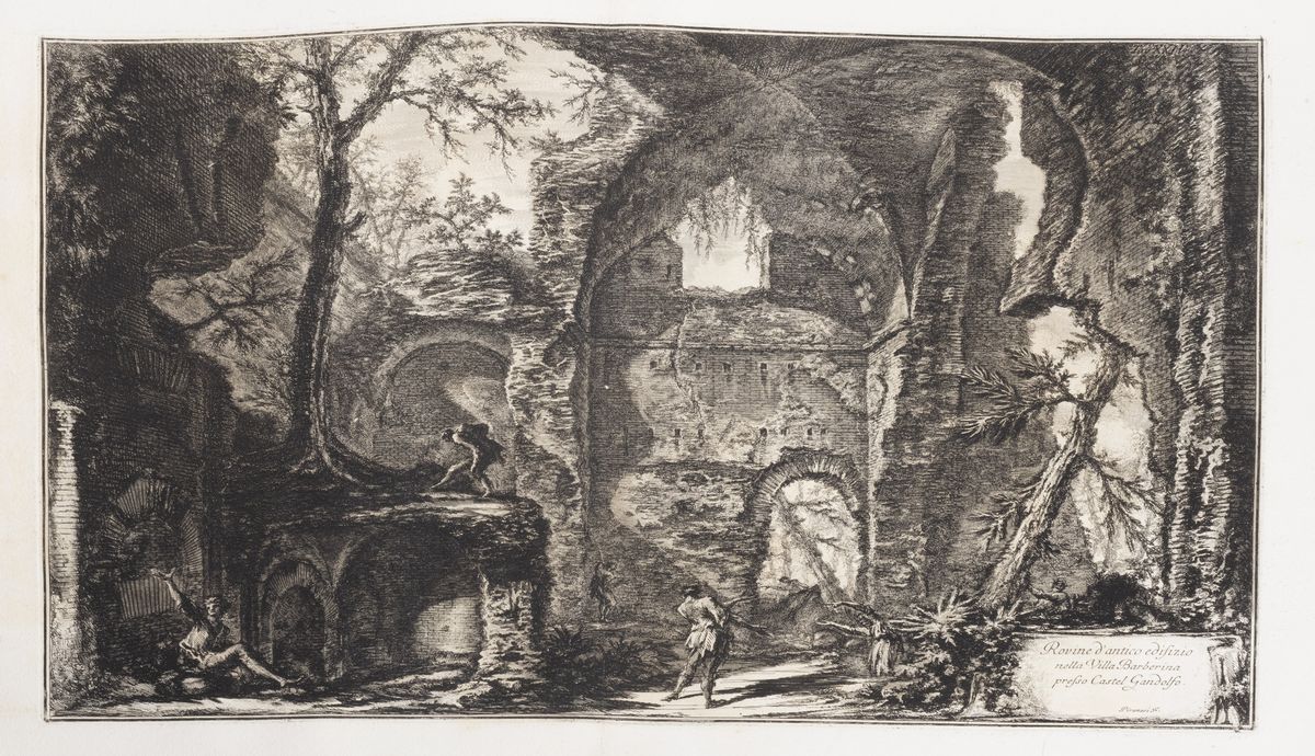 Giovanni Battista Piranesi - Antichità d'Albano e di Castel Gandolfo con incisioni e tavole