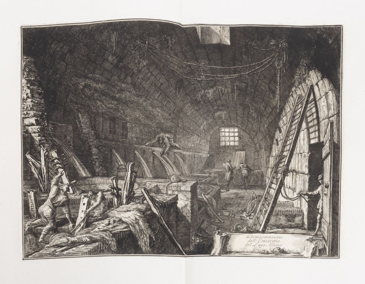 Giovanni Battista Piranesi - Antichità d'Albano e di Castel Gandolfo con incisioni e tavole