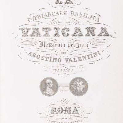 La patriarcale Basilica Vaticana, 1845, incisioni in rame