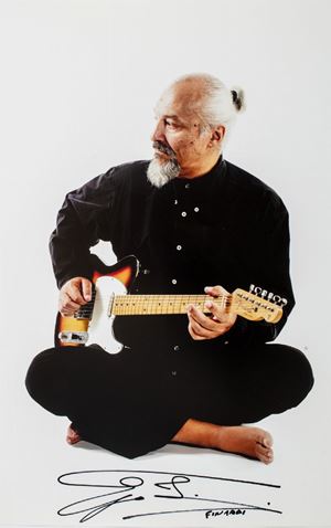 Foto autografata di Eugenio Finardi