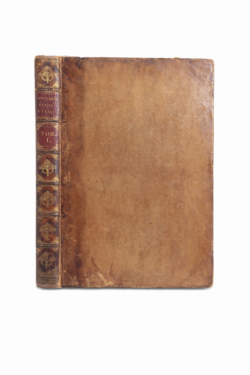 Francesco Guicciardini - Della istoria d'Italia - Libri 20. Tomo primo [-secondo], Venezia, 1738
