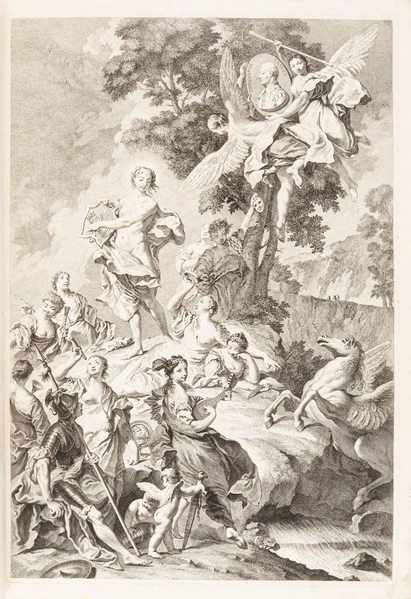 Torquato Tasso - La Gerusalemme Liberata, 1745, edizione illustrata con tavole calcografiche