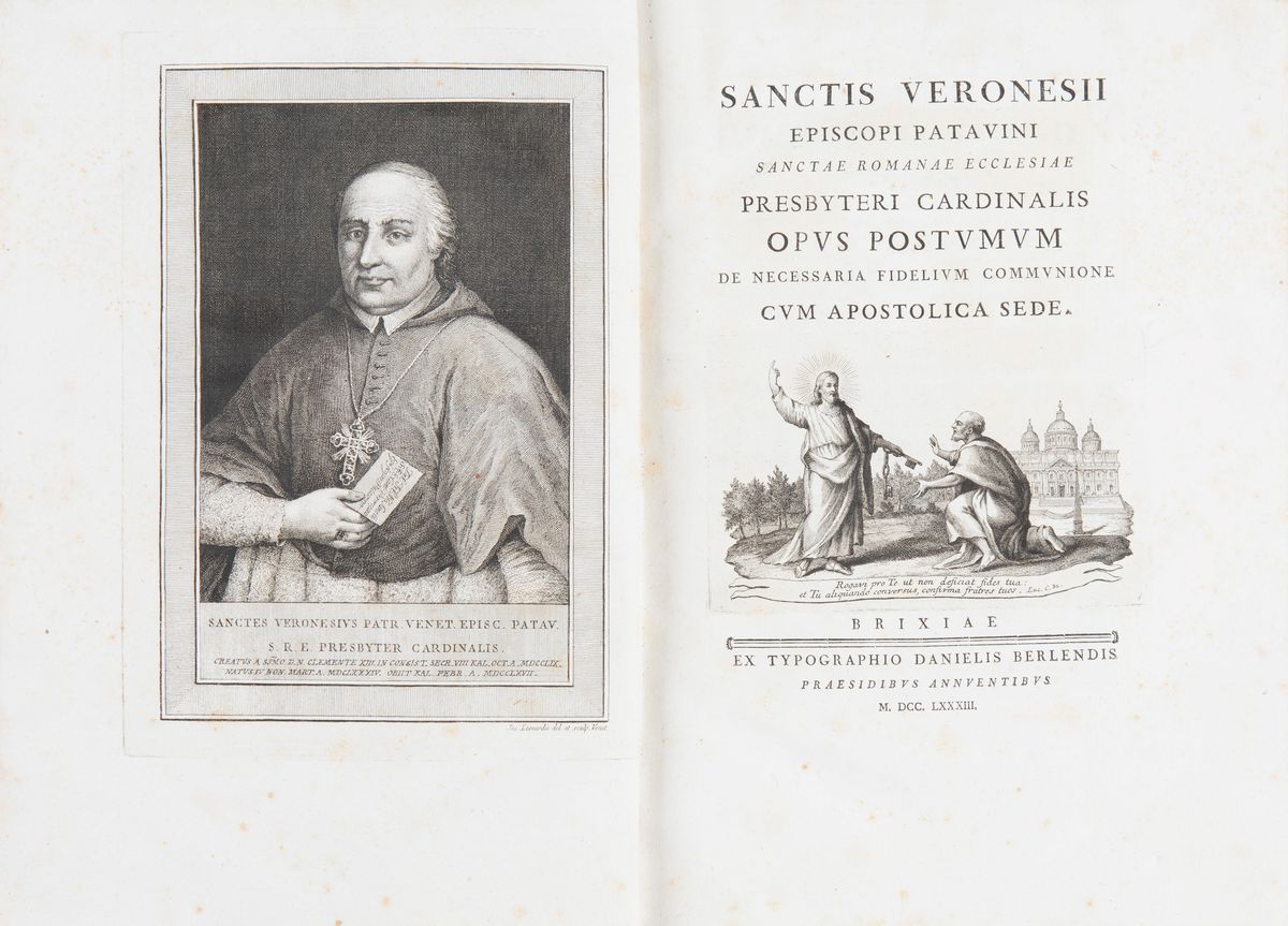 Sante Veronese - Opus postumum de necessaria fidelium communione cum Apostolica Sede, 1783
