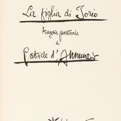 La Figlia di Iorio: Tragedia Pastorale di Gabriele D'annunzio; Riprodotta Integralmente per Manda...