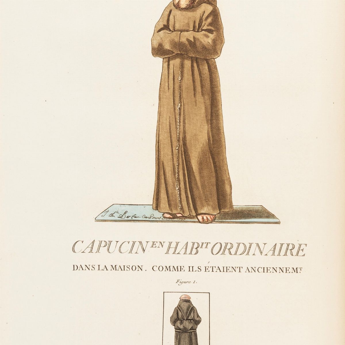 Jacques Charles Bar - Recueil de tous les costumes des ordres religieux et militaires – Prima edi...