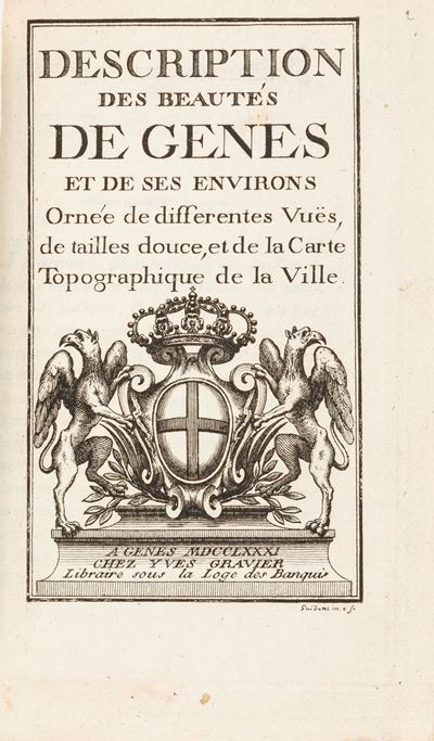 Description des beautés de Genes et de ses environs, 1781