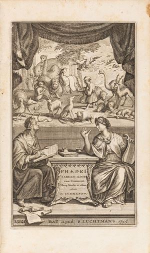  Fedro  - Fabularum Aesopiarum libri V. Curante P. Burmanno
