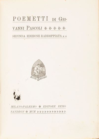 Pascoli, Poemetti. Seconda edizione raddoppiata