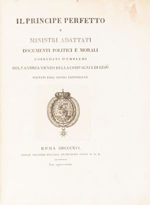 The perfect prince and ministers adapted political and moral documents accompanied by emblems
