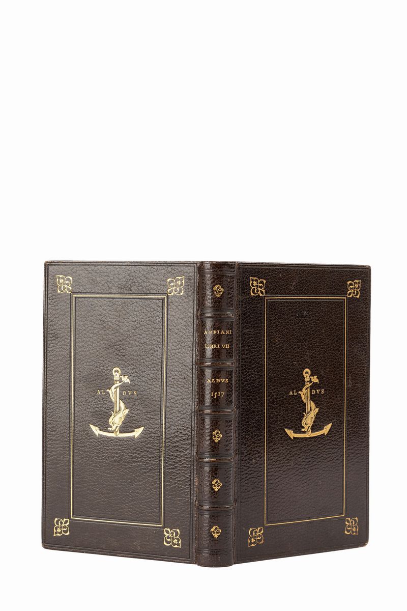 Oppiano di Anazarbo - Oppianou Hlieutikon biblia pente e De venatione, edizione aldina del 1517