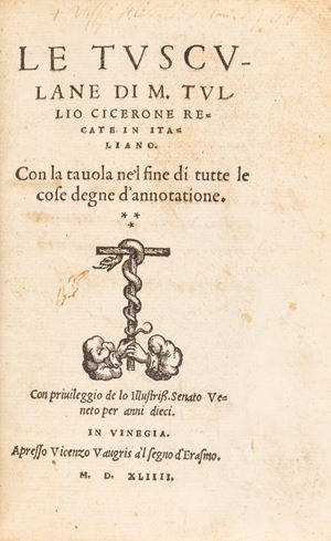 Le Tusculane recate in Italian