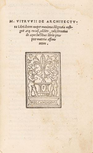 Vitruvio, Marco Pollione - De Architectura Libri Dece