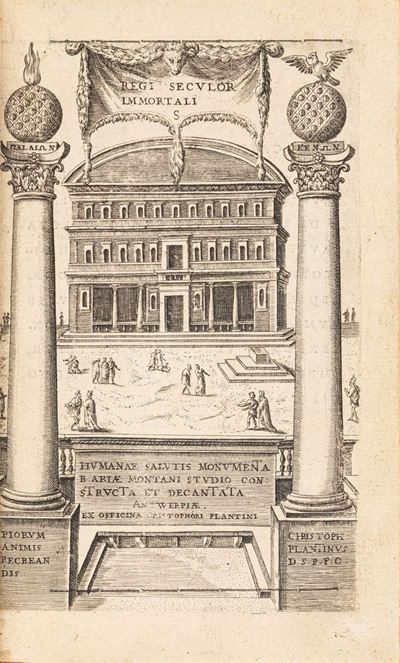 Humanae Salutis Monumenta B. Ariae Montani Studio Constructa Et Decantata