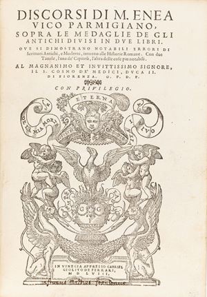 Enea Vico - Sopra le medaglie de gli antichi, divisi in due libri, ove si dimostrano notabili errori di scrittori antichi e moderni
