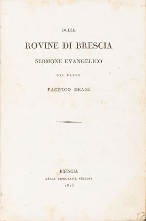  Deani Pacifico - Delle rovine di Brescia sermone evangelico
