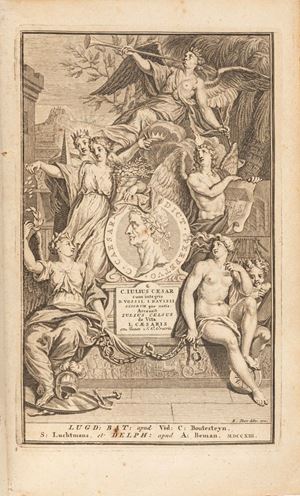 Giulio Cesare - C.J. Caesar - C. Iulius Caesar cum notis Dionysii Vossii. Accessit Tultus Celsus de Vita Iulii Caesarism que notis