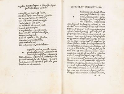 Salustio con alcune altre belle cose, 1518
