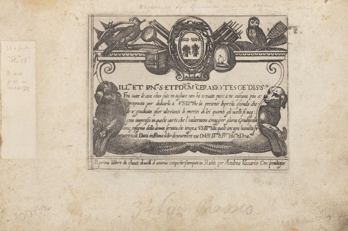 Tempesta, Antonio - Tempesta, Il primo libro di caccie varie (1590)