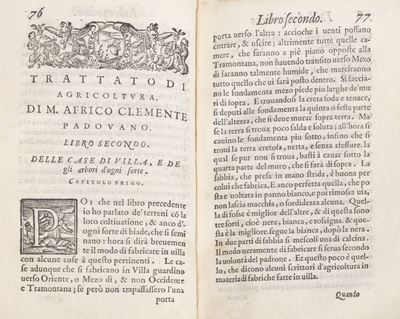 Trattato dell’agricoltura, Venezia, 1572