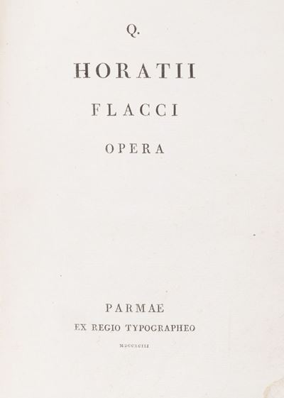 Opera - Edizione bodoniana del 1793