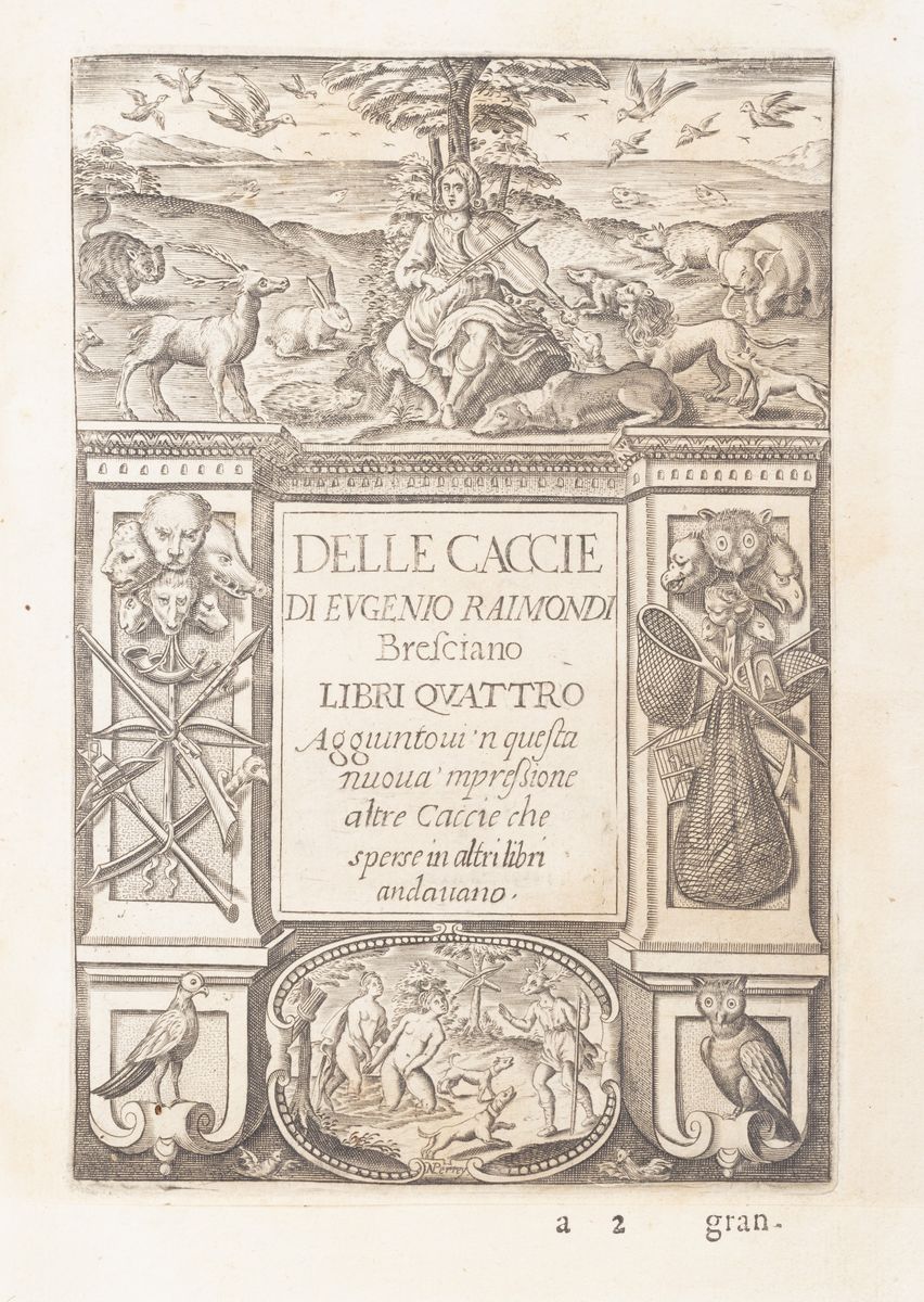 Raimondi, Eugenio - Raimondi, Delle caccie – Terza edizione con incisioni