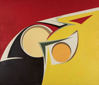 Senza titolo (olio su tela, 1972)