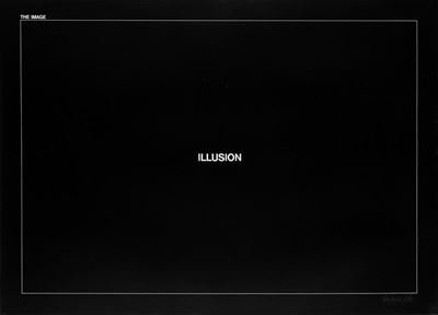 The Image: Illusion, tecnica mista su pannello di cartone