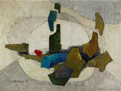 Frammenti n. 30, olio su tela