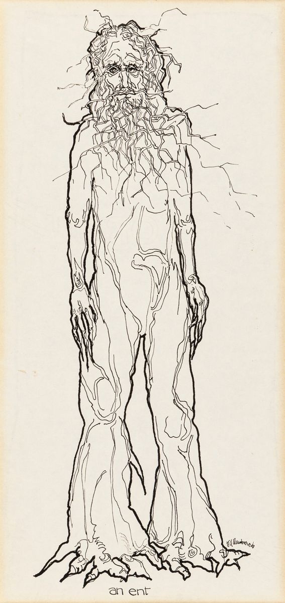 F. Dumbrowski - Gandalf - Gollum - An Orc - An Ent