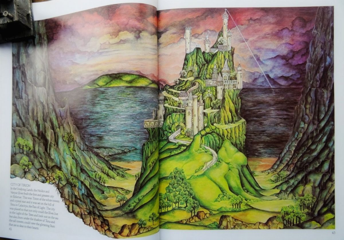 Linda Garland - Tolkien Bestiary - City Of Tirion
