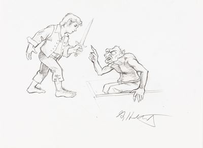 Bilbo And Gollum