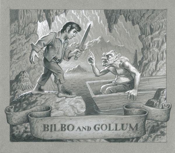 Greg & Tim Hildebrandt - Bilbo And Gollum
