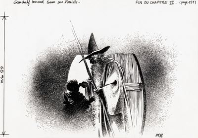 Gandalf Tiene Sam per L'orecchio