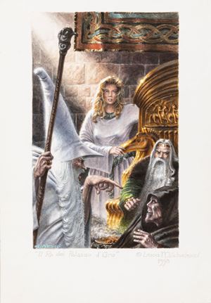In the golden palace of the Rohirrim
