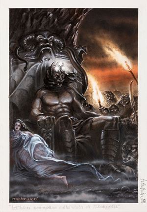 Luthien scompare dalla vista di Morgoth