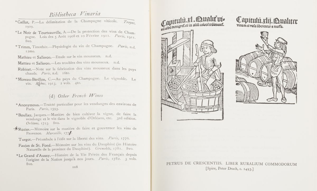 André Simon - Bibliotheca vinaria - Facsimile dell'edizione del 1913