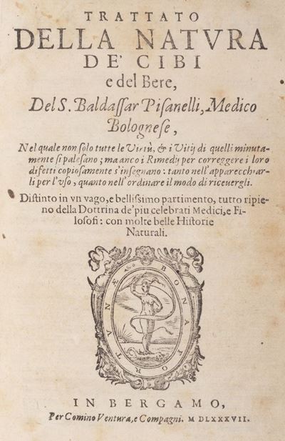 Trattato della natura dei cibi e del bere, 1587