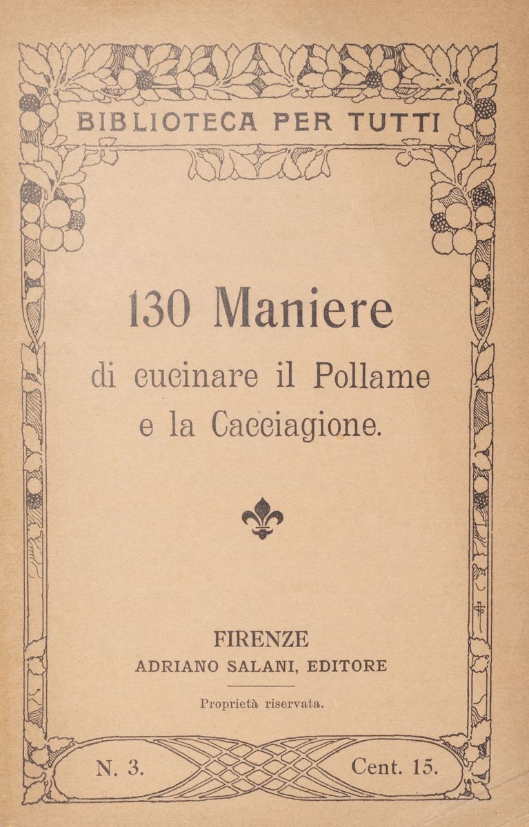 Salani, 130 maniere di fare la minestra; 140 maniere di cucinare la carne; 130 maniere di cucinar...