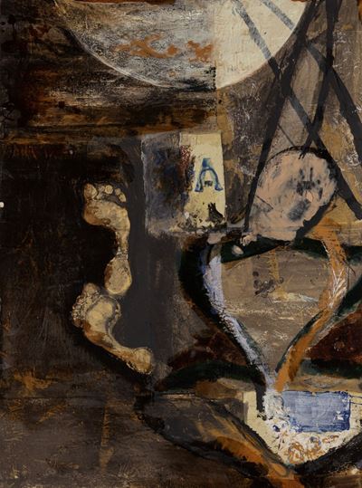 Voltaico (tecnica mista su tavola, 1989)