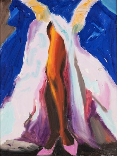 Senza titolo - olio su tela, 1987