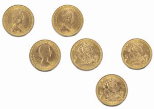 Gran Bretagna - Elizabeth II  - Lotto di 3 sterline