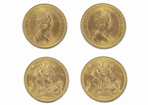Gran Bretagna - Elizabeth II  - Lotto di 2 sterline